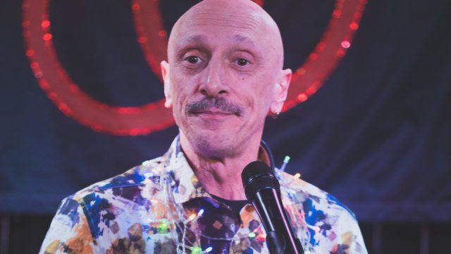 Turan in Das Gugg with ukulele 2023